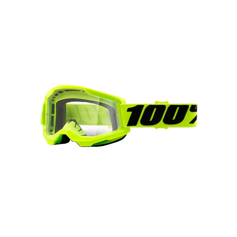 Óculos Motocross 100% Strata2 Fluo Amarelo