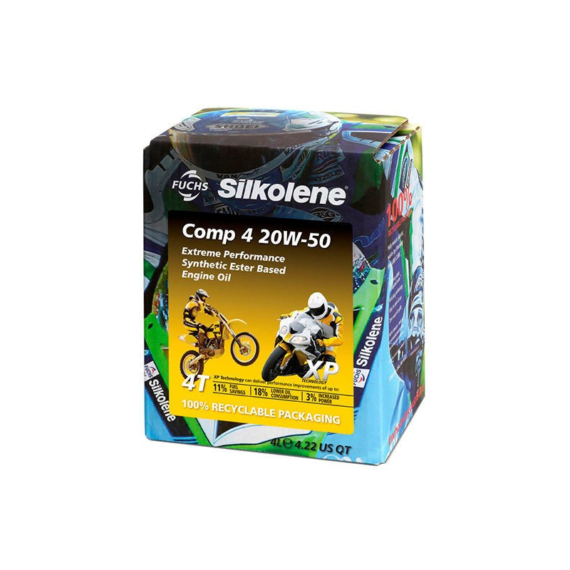 Óleo Moto Silkolene Comp 4 15W50 XP 4L