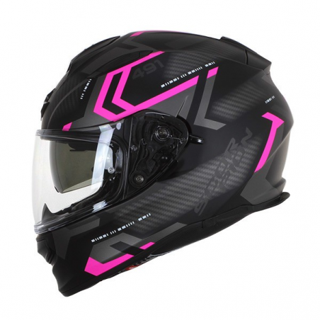 Capacete completo Scorpion Exo-491 Spin Matte Black Pink