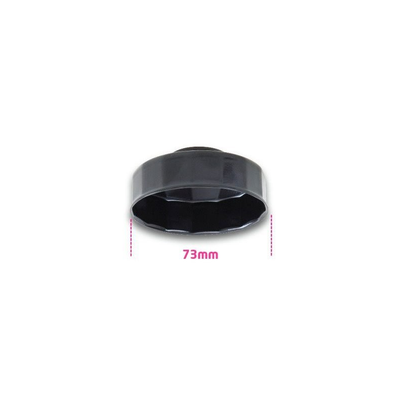 Chave do filtro de óleo Beta 1493 73-L14 73 mm