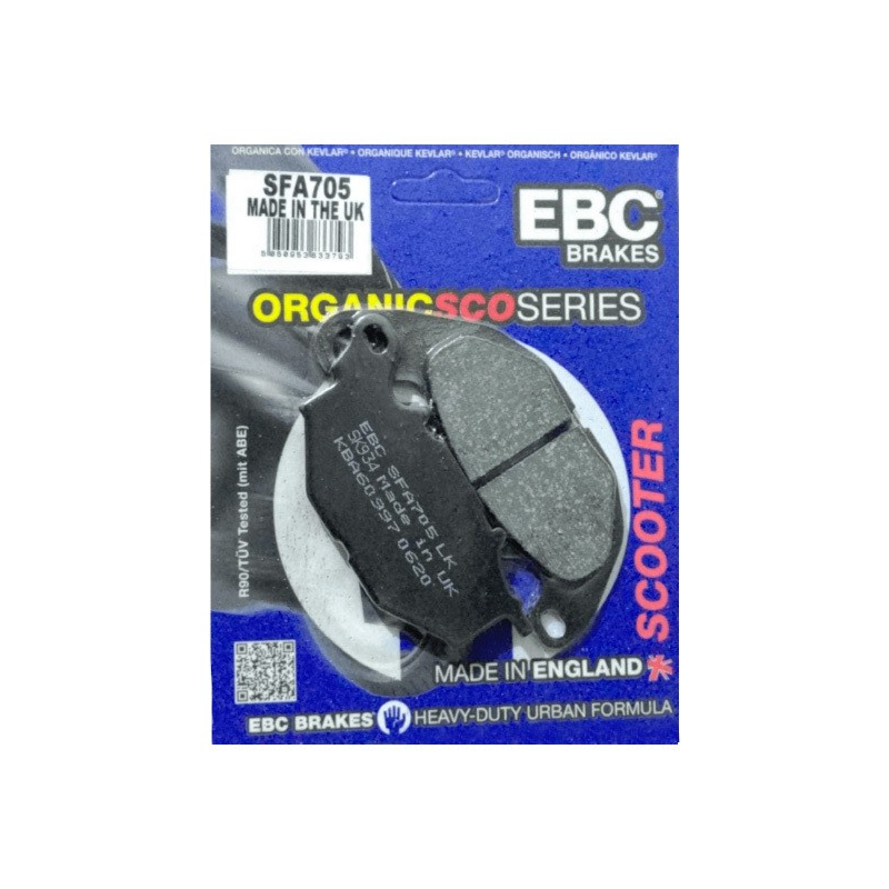 Pastilhas de freio EBC SFA705 Orgânico