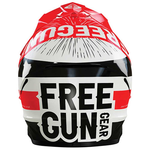 Capacete LOAD RED GLOSSY FREEGUN BY SHOT
