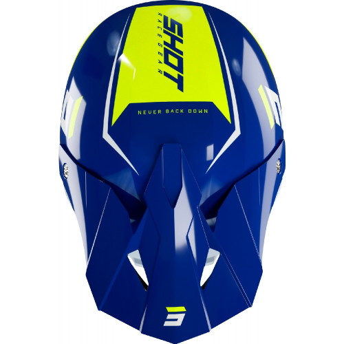 Capacete FURIOUS CHASE SHOT AZUL / FLUO