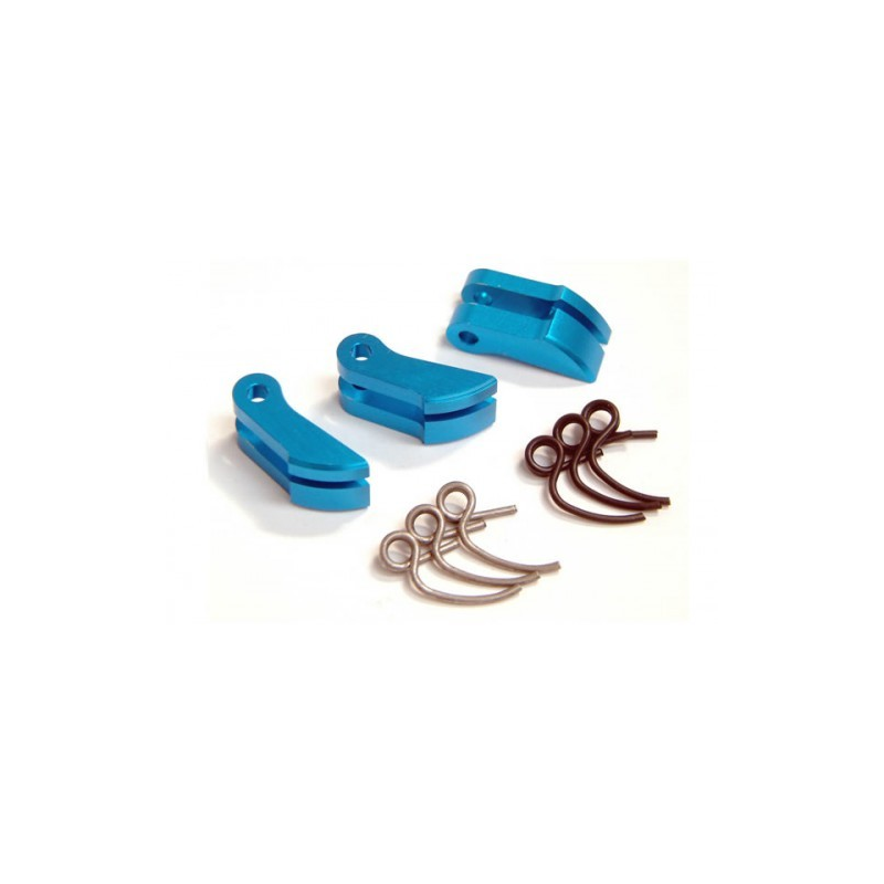 Fastrax Blue Alu. Lightweight Clutch Shoe Inc 1.0  1.1mm Springs