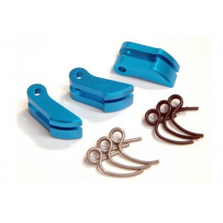 Fastrax Blue Alu. Lightweight Clutch Shoe Inc 1.0  1.1mm Springs