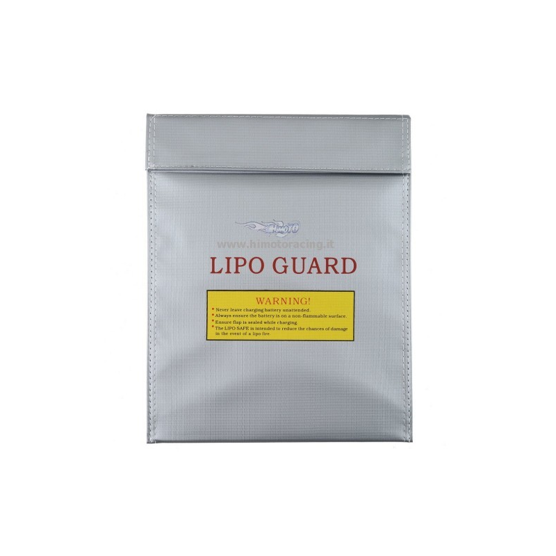 Fireproof protective bag for Himoto lipo battery in glass fiber 300x230mm