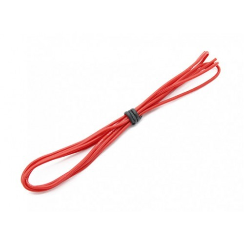 24AWG Silicone Wire 1m Red