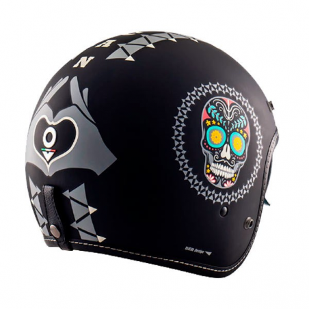 Capacete Jet Nos NS-1 Custom Mexican