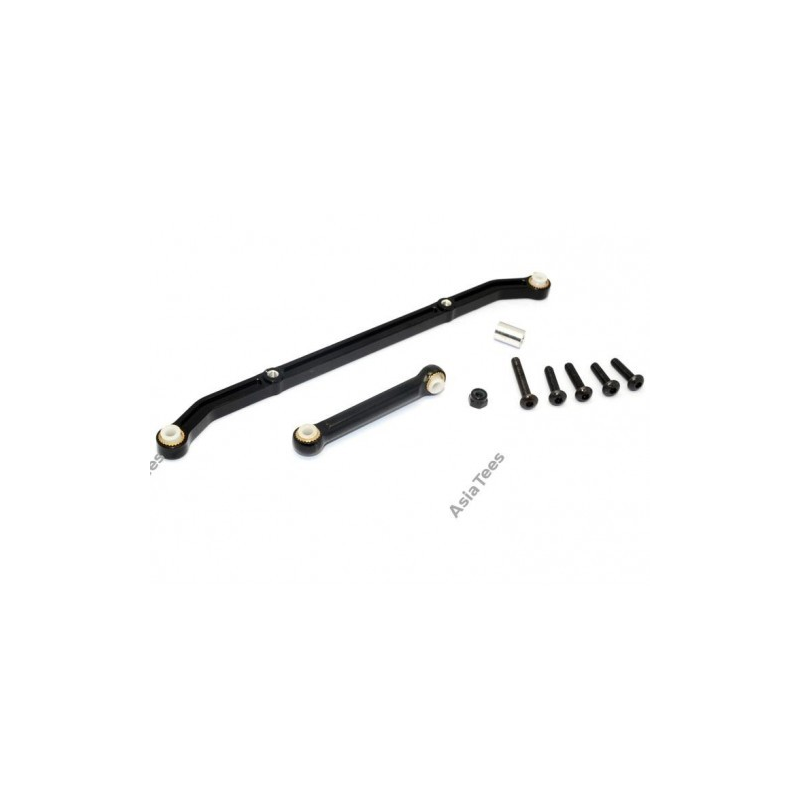 GPM Racing Aluminum Tie Rod - 1set Black for Axial SCX10