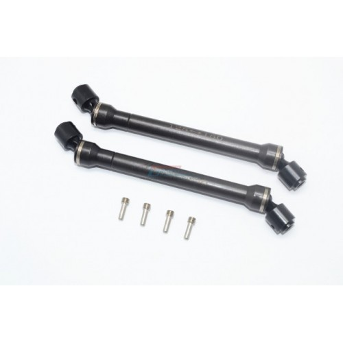 GPM Racing Steel Main Shaft - 1Pair Black for Axial Wraith
