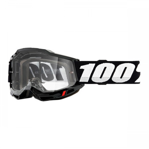 Óculos Motocross 100% Accuri2 Preto Branco