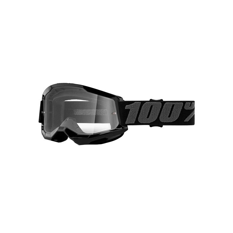 Óculos Motocross 100% Strata2 preto-cinza