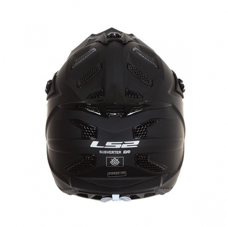 Capacete Motocross Subverter LS2 MX700 Preto fosco