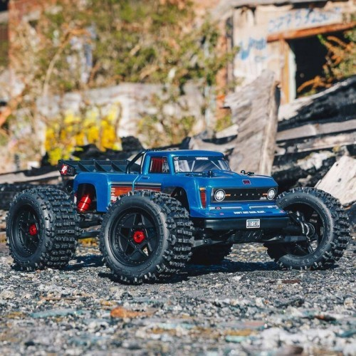 ARRMA Outcast 1/10 Stunt Truck Brushless 4S 4WD RTR Azul