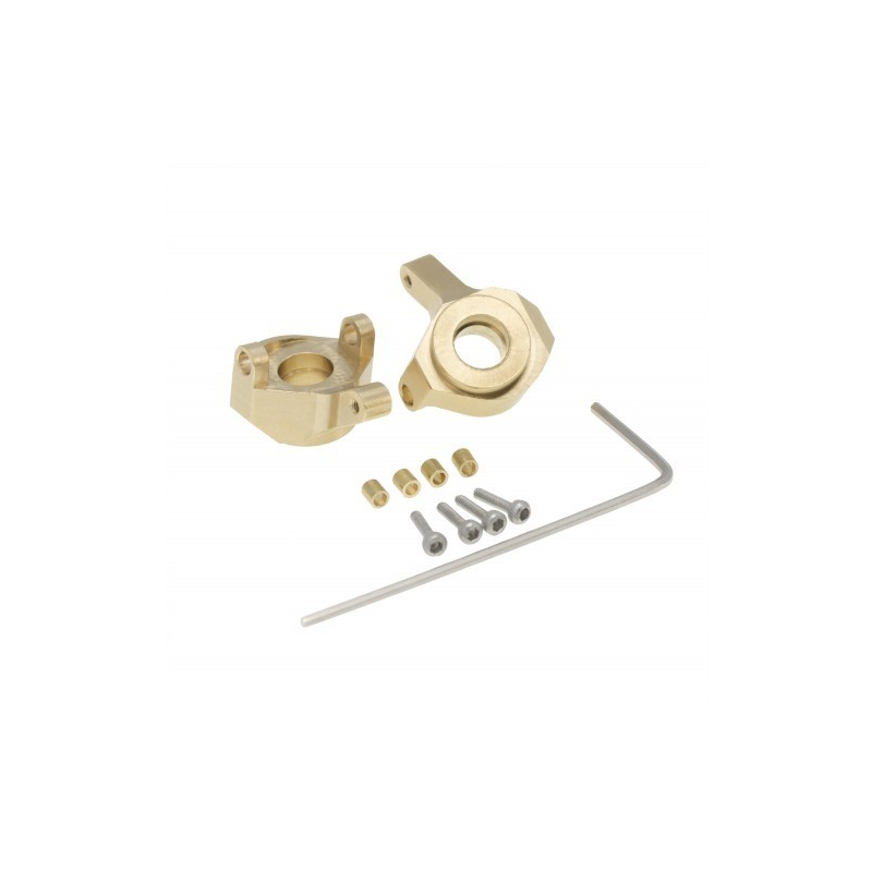 AXIAL SCX24 BRASS FRONT STEERING KNUCKLE 8G 2PCS