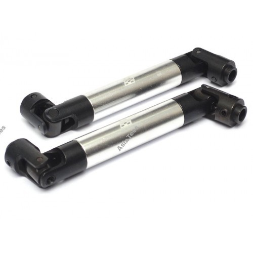Boom Racing HD Universal Drive Shaft 2 Silver for Axial SCX10