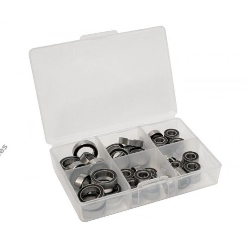 Boom Racing High Performance Full Ball Bearings Set Rubber Sealed 27 Total for Axial RR10 Bomber