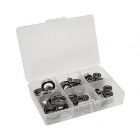 Boom Racing High Performance Full Ball Bearings Set Rubber Sealed 40 Total for Axial SCX10 III
