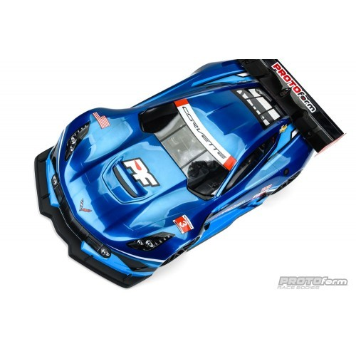 CHEVROLET CORVETTE C7.R CLEARBODY FOR 1:8 GT