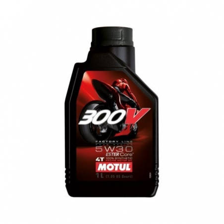 Óleo Moto Motul 300V 5W30 Road Racing 1l