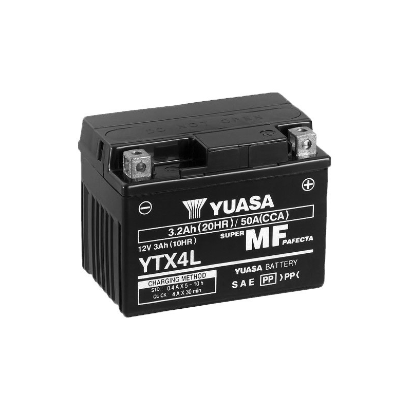 Bateria Moto Yuasa AGM YTX4L-BS