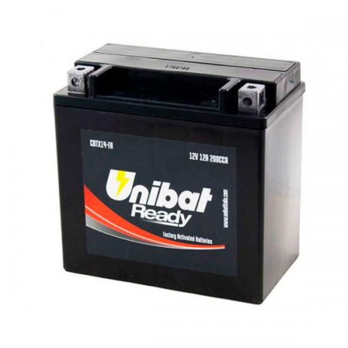 Bateria Moto Unibat AGM YTX14-BS