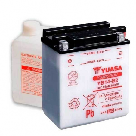Bateria Moto Yuasa YB14-B2