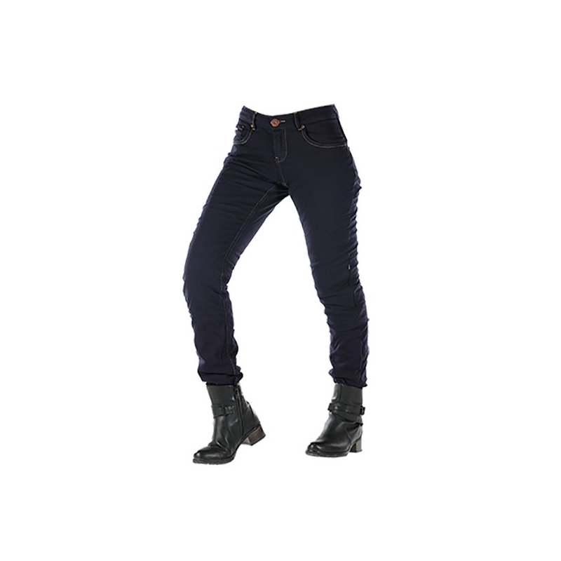 Calça OverLap City Lady Navy Homologated Jeans