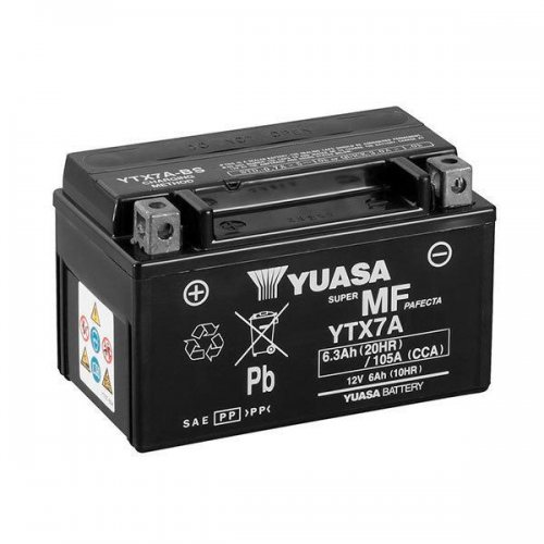 Bateria Moto Yuasa AGM YTX7A-BS