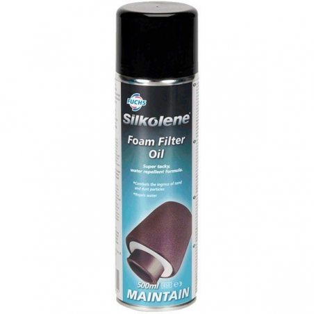 Spray de óleo para filtros Óleo de Filtro de Espuma Silkolene 500ml
