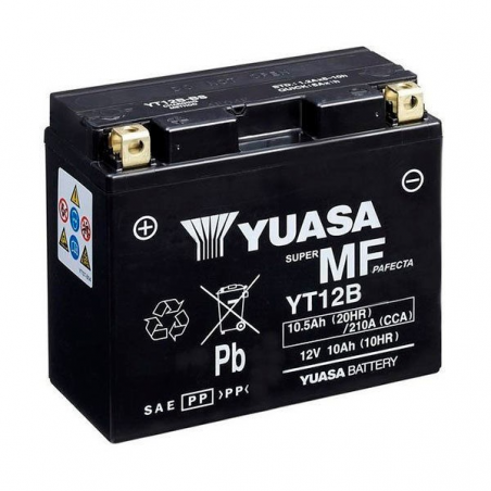 Bateria Moto Yuasa AGM YT12B-BS