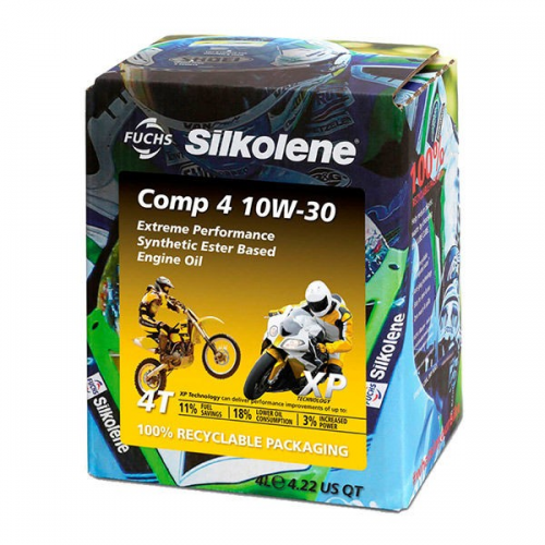 Óleo Silkolene Comp 4 10W30 XP 4L Cubo